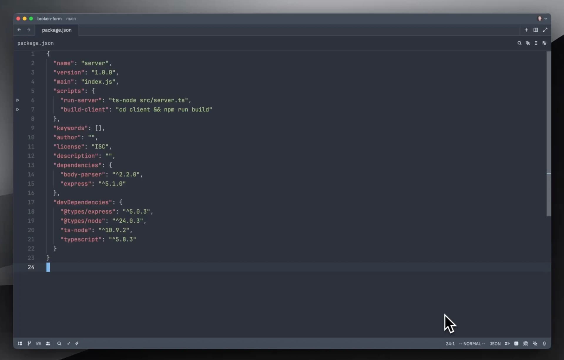 The UI for Zed, the text editor